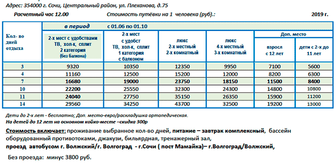 Гостиница «Империя» цены